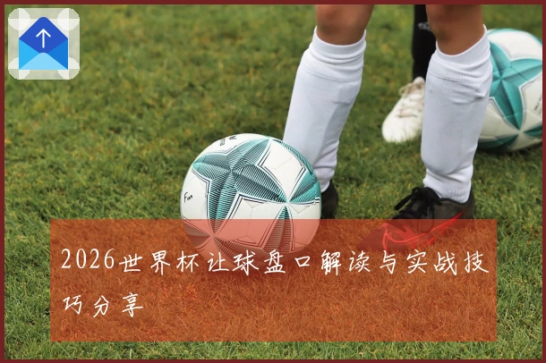 2026世界杯让球盘口解读与实战技巧分享